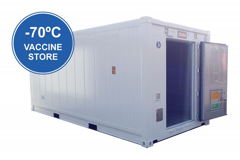 40ft ULT -70ºC Trolley Vaccine Storage with Antechamber